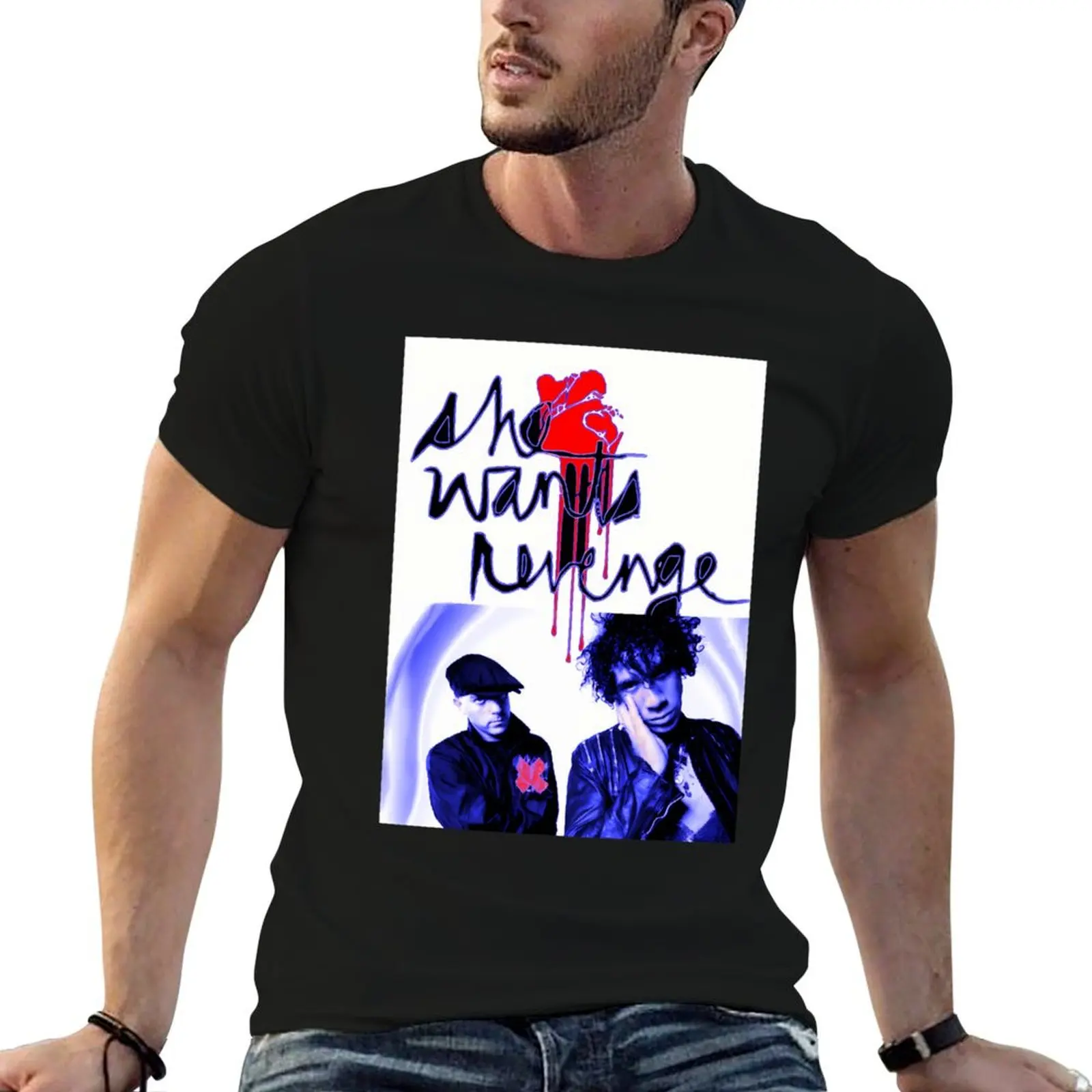 

She wants revenge design . \t T-Shirt t shirts cotton 100% t shirt for man 100 percent cotton T-Shirt