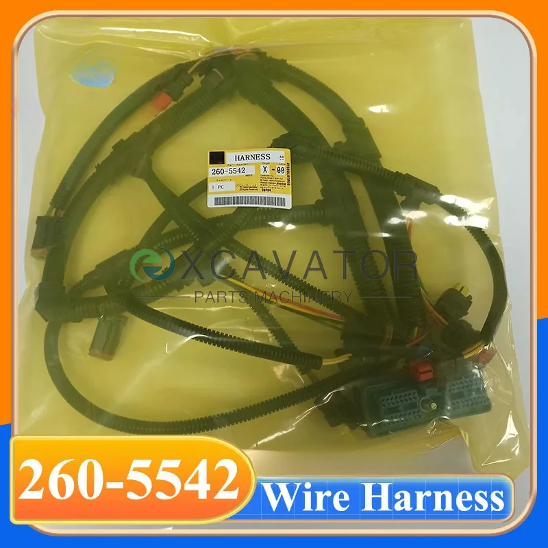 

High Quality C6.6 Engine Wring Harness For Excavator Engine Wire Harness 260-5542 2605542