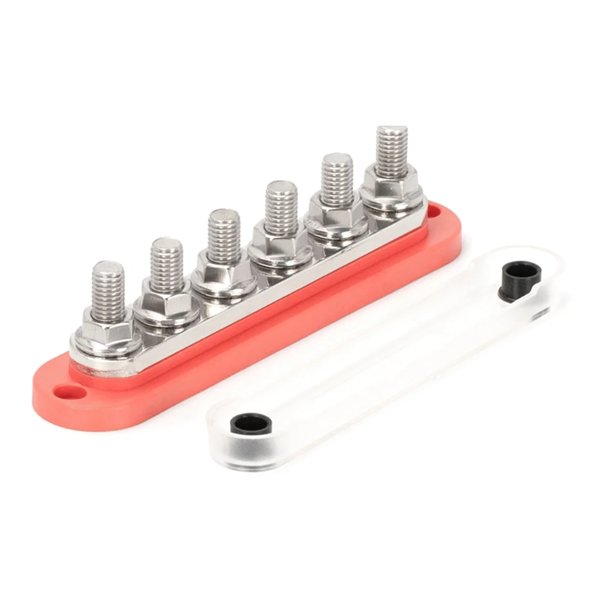 كتلة توزيع الطاقة بسبار السيارات ، 300A ، 12 فولت ، محطة M10 ، 48 فولت العاصمة ، السيارات والبحرية ، حافلة تأريض إيجابية