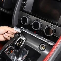 ABS Silver For Jaguar F-TYPE 2013-2024 Central Control Air Conditioning Button Switch Cover Decorative Sticker Car Accessories