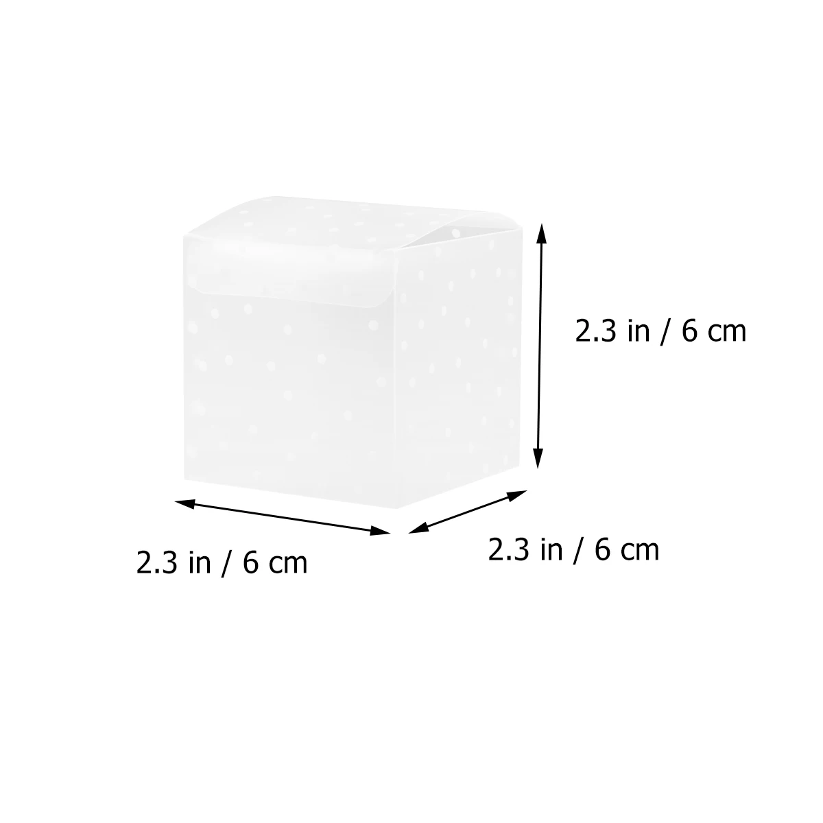 

50Pcs Candy Boxes PVC Material Square Plastic Party Wedding Birthday Gift Favor Case Candy Box Wedding Gift Case