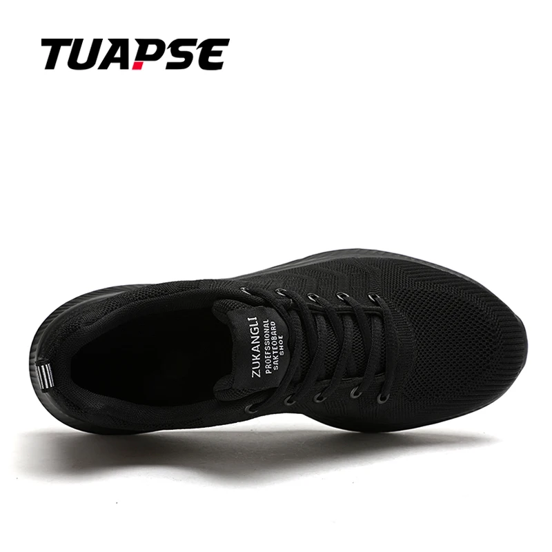 TUAPSE New Typical Style Men Running Shoes Lace Up Mesh Upper Sport Shoes Outdoor Activities Athletic Shoes Comfortable Sneakers