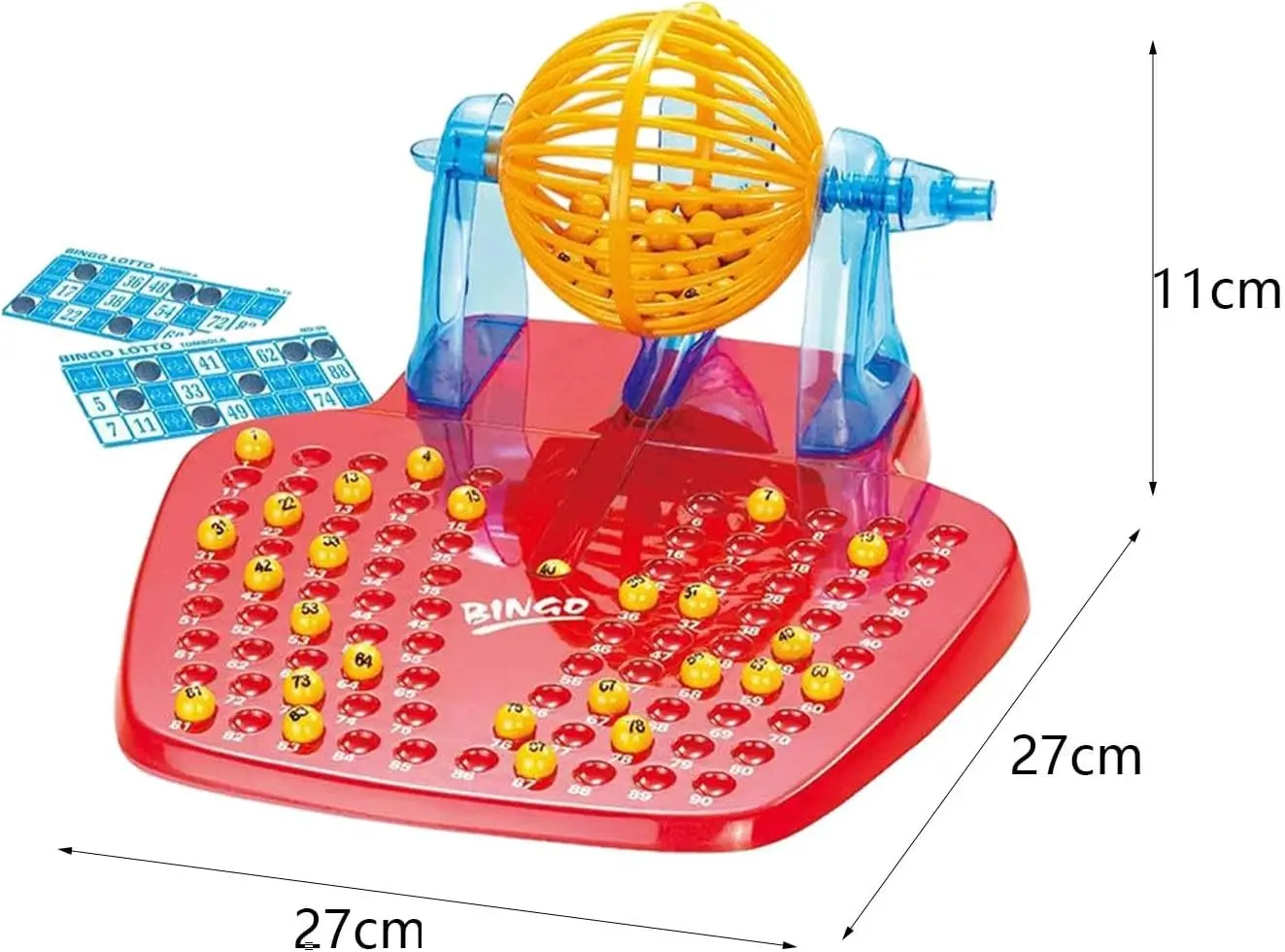Classico gioco da tavolo da bingo giocattolo gabbia rotante set di macchine della lotteria ricompensa familiare competizione festa simulazione lotteria giochi da tavolo giocattoli