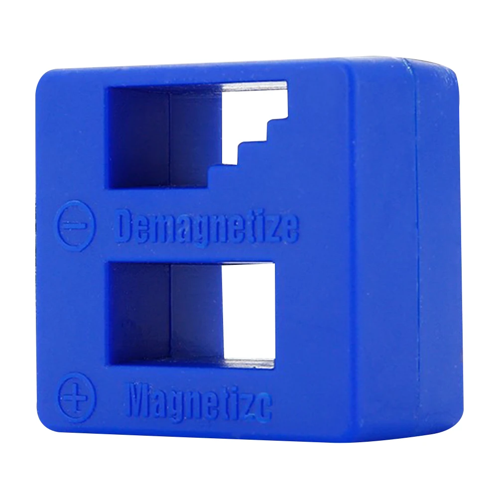 

Magnetizer Demagnetizer for Screwdriver Tips Bits and Small Tools Small and Big Screws Drills Drill Bits Sockets (Blue)