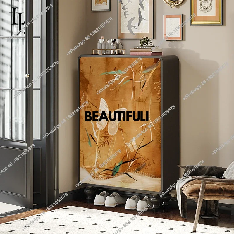 

Luxury Nordic Shoe Cabinet Organizer Mobile Living Room Entrance Hall Shoe Shelf Dorm Essentials Zapatero Entrance Furniture