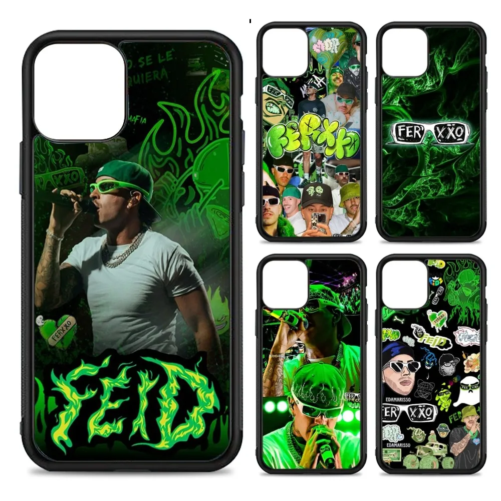 Singer F-Feid Ferxxo SIXDO Phone Case Silicone PC+TPU For For IPhone 11 12 13 14 15 16 Plus Pro Max Cover