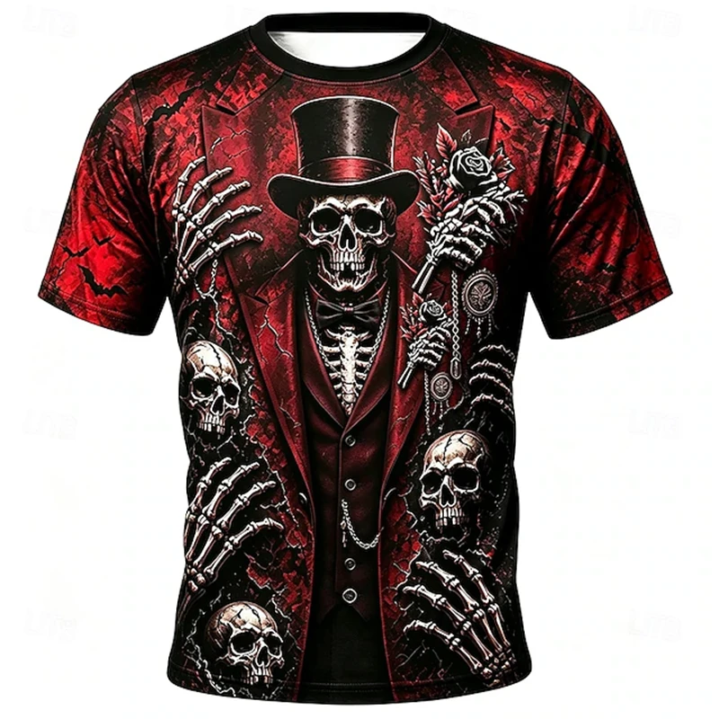 2026 Halloween Men's T-Shirt Short-Sleeve 