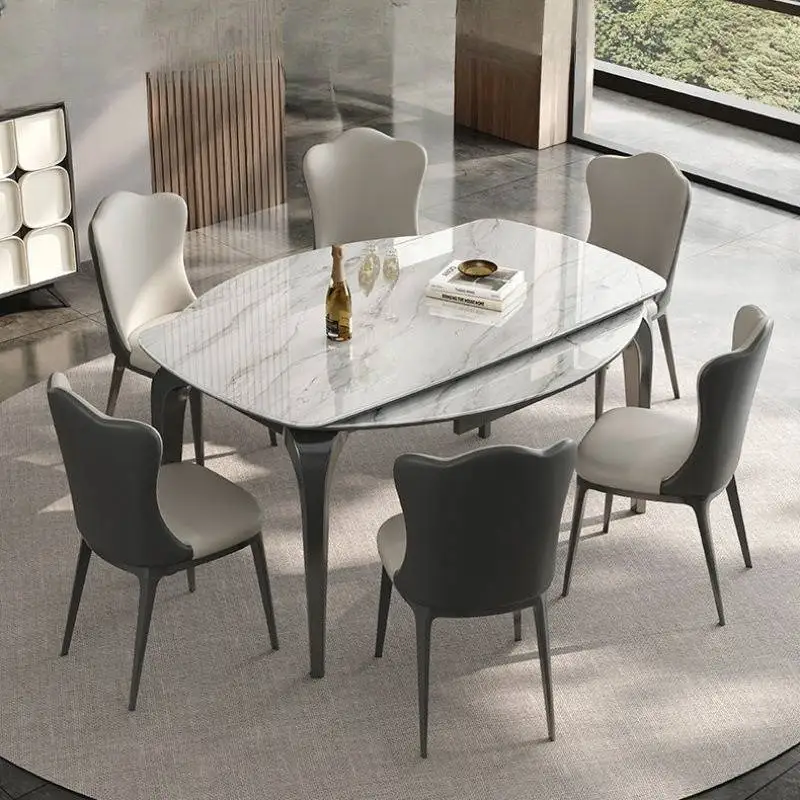 Kitchen Accessories Dining Table Luxury Nordic Modern Restaurant Coffee Dining Table Camping Wood Mesa Comedor House Furniture