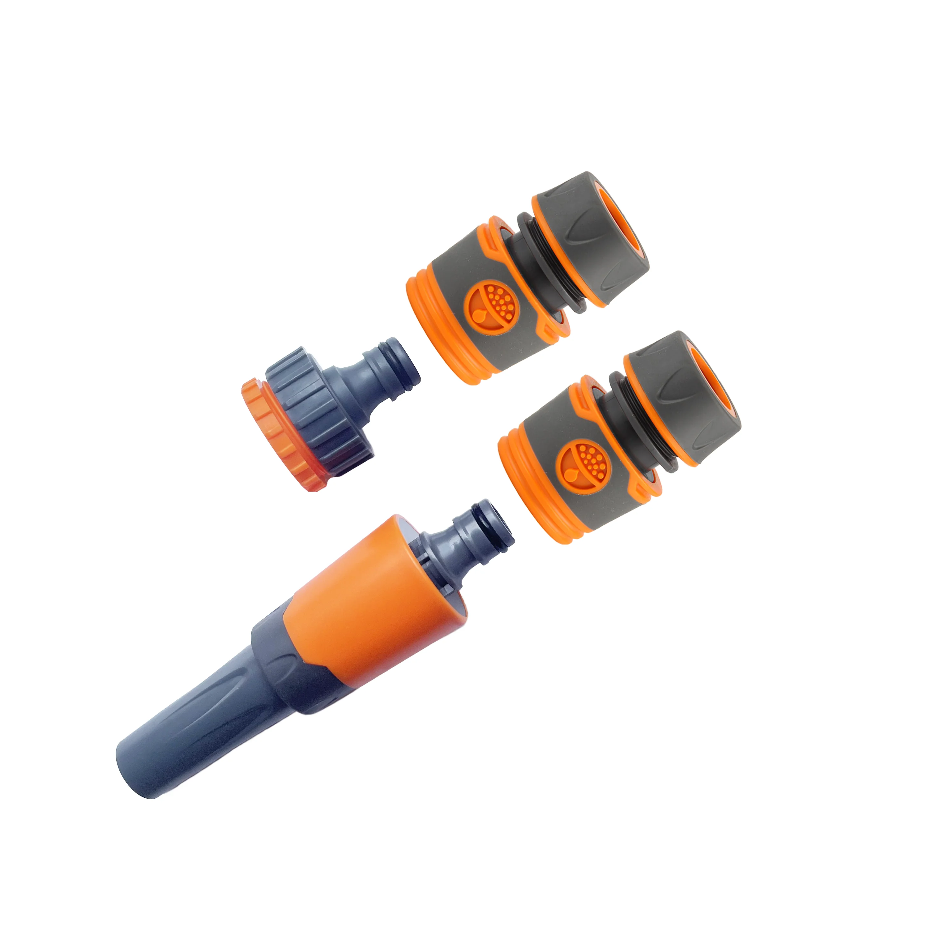 2-3pcs Direct Adjustable Water Gun Set Spray Sprinkler Quick Connector 1/2 Inch Garden Hose Portable Pressure Washer