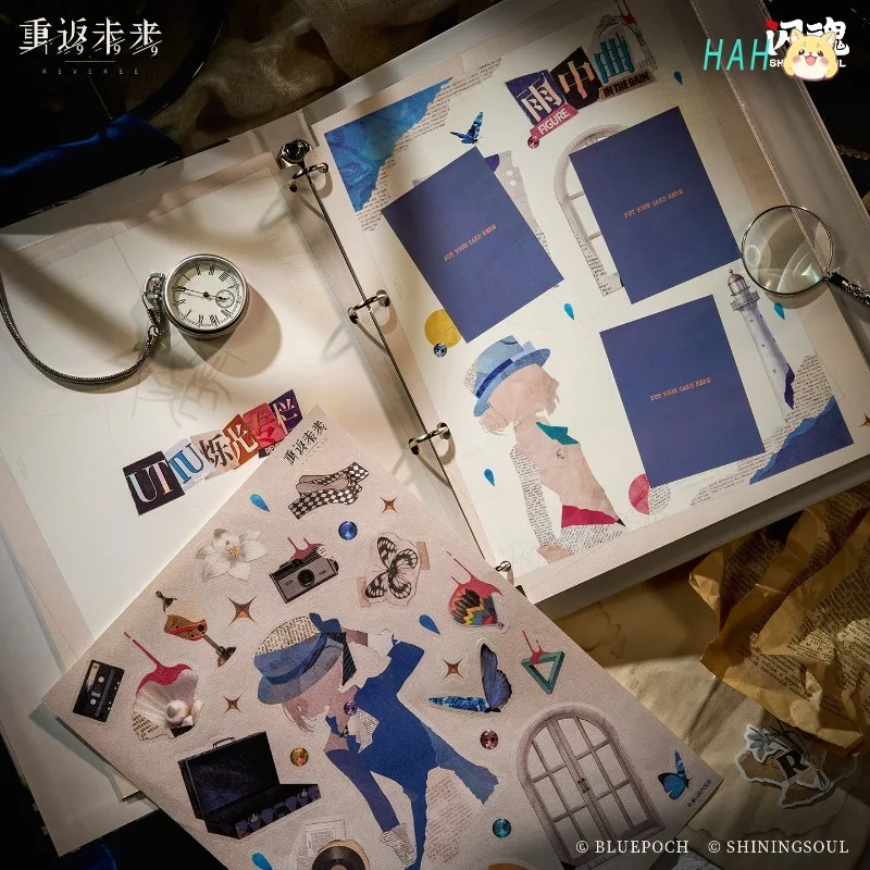 Reverse: 1999 Official Shuo Guang Yin Ji UTTU Collector's Card Binder 9-Pocket / 8-Pocket Storage Pages HM Store