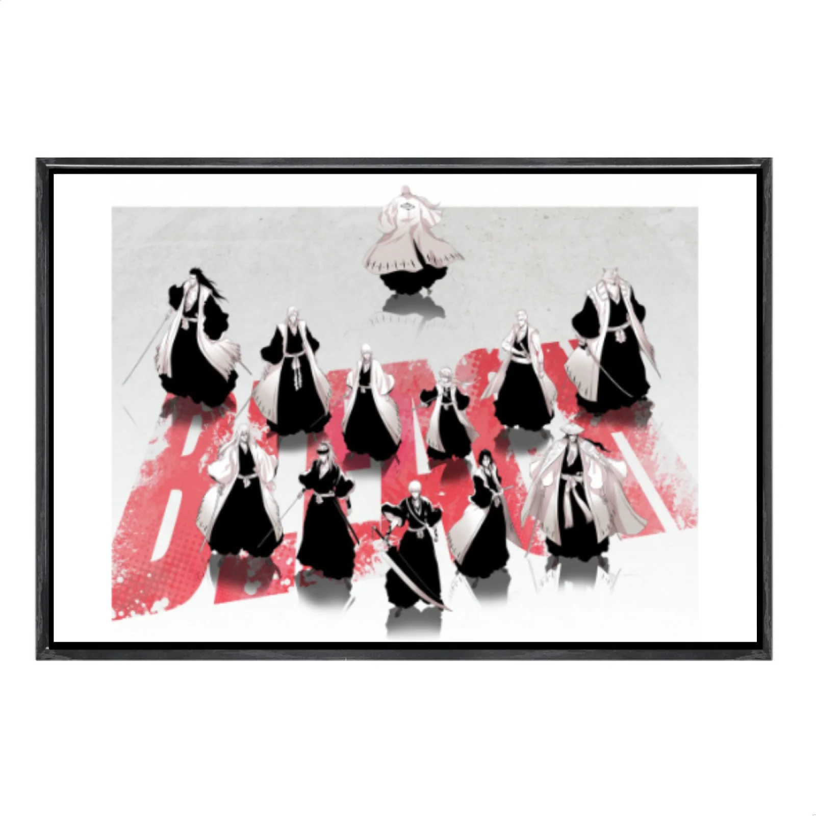 

Japanese Manga Multi-Size Canvas Poster Double Framed Wall Art, Bleach Home Decor for Living Room Bedroom