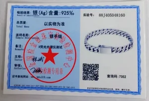 100% S925 Sterling Silver Gelang 8MM Punk S925 Perhiasan Perak Tidak Pernah Pudar Membawa Sertifikat Hadiah Perhiasan Pria Wanita 10 sertifikat penjualan terbaik - №