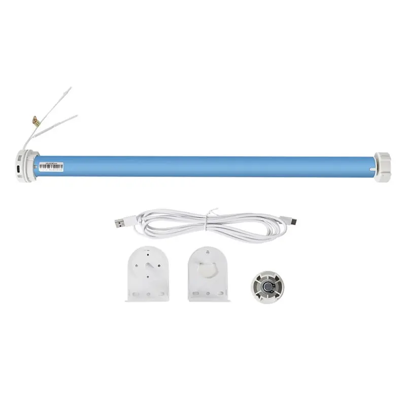 [NEW!A08R】 Tuya Wifi Smart Roller Shade Blinds Motor For 37/38Mm Tube Built-In Battery Work Support For Alexa Google Home