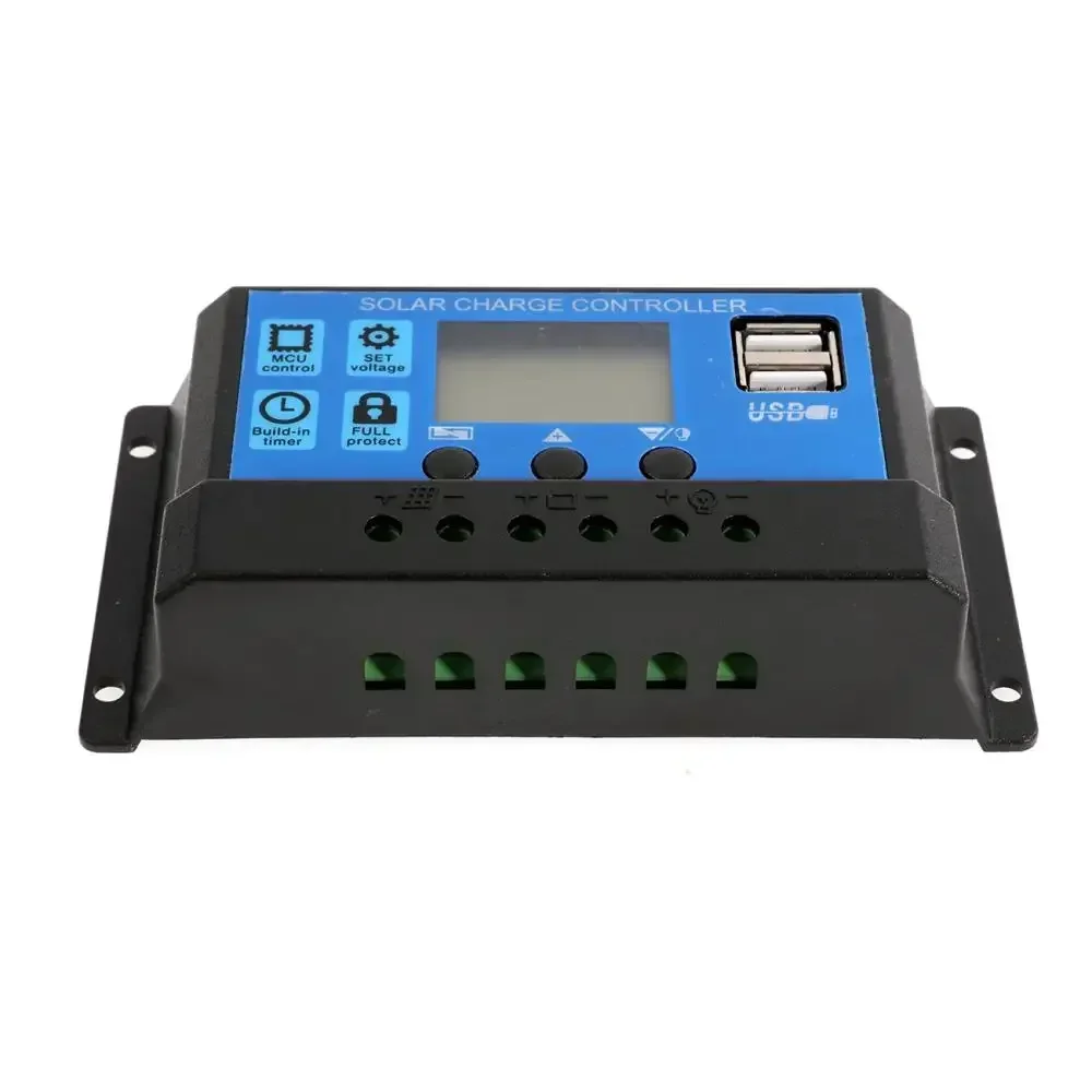 100 واط 12 فولت مجموعة اللوحة الشمسية المحمولة مع 60A الشمسية جهاز التحكم في الشحن 2 منافذ USB في الهواء الطلق المحمولة شاحن الهاتف المحمول في الهواء الطلق