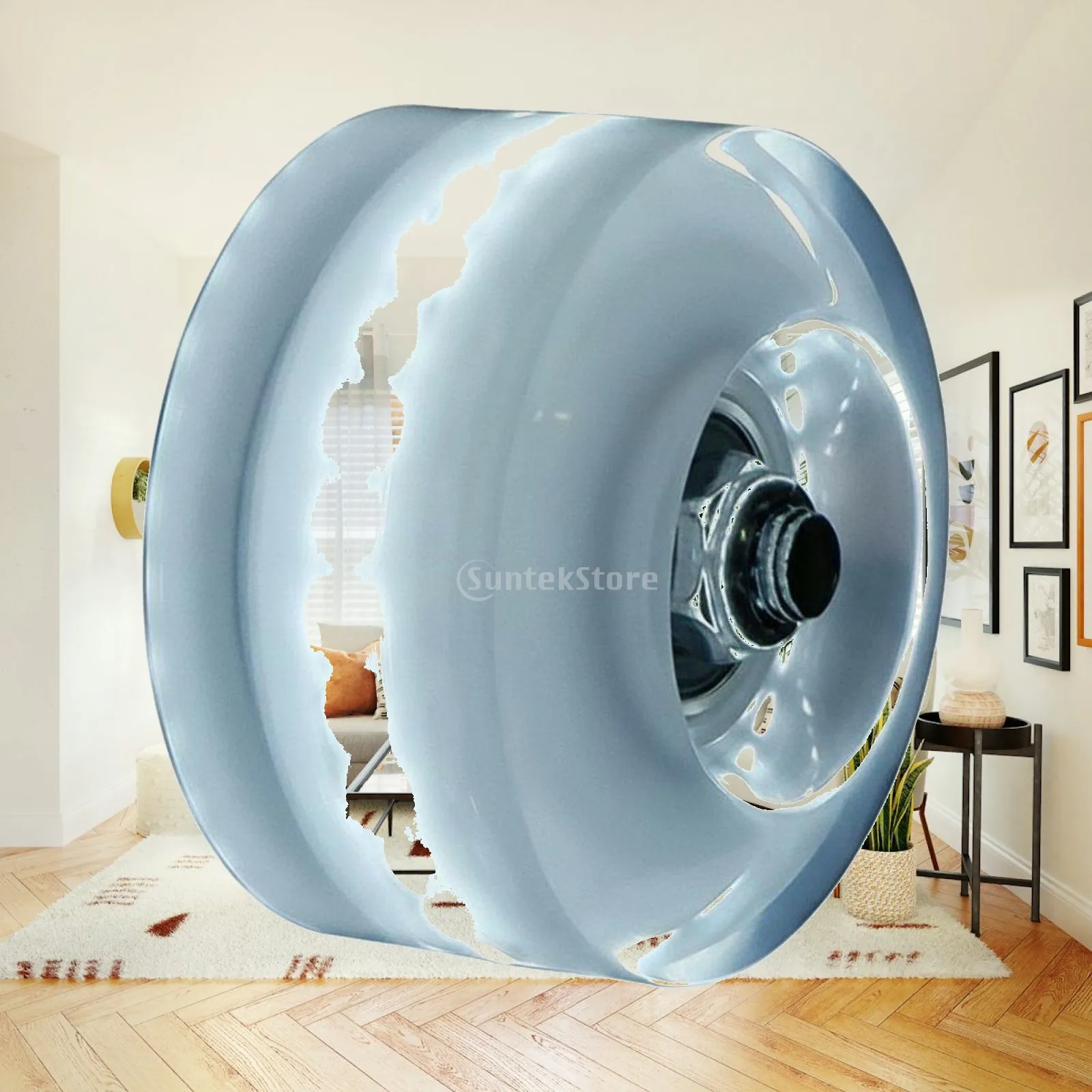 Light Roller Skate Wheel with LED Lighting PU 82A Smooth Inline Skating Wheel for Children Double-row Skateboards Upgrades
