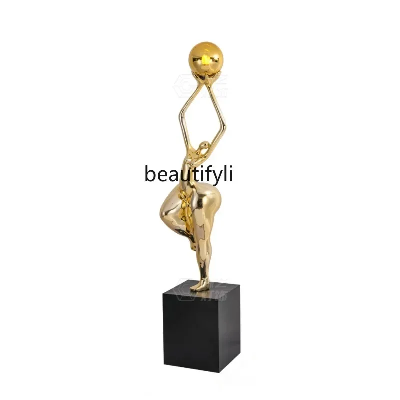 Humanoid Sculpture Living Room Sales Office Decoration Floor Lamp Designer Creative Abstract Figure Modeling Art Decoration Lamp