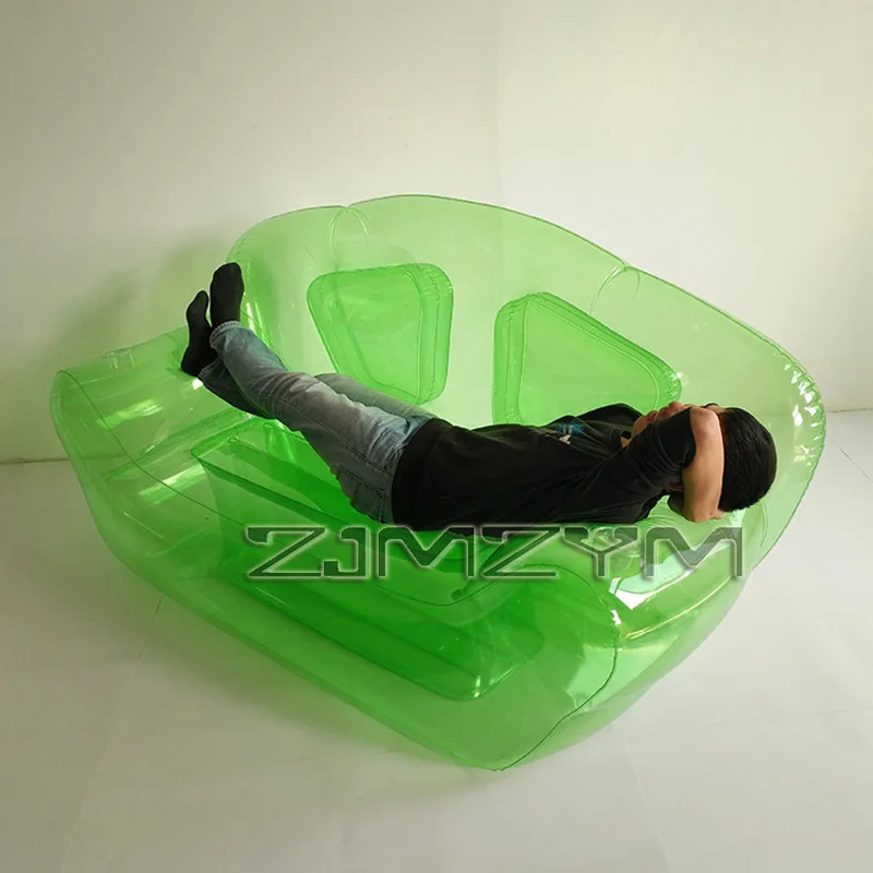 Portable Backrest Inflatable Chair for Camping Outdoor Beach - Courtyard Sofa Inflatable Seating Furniture Adult & Youth Seating