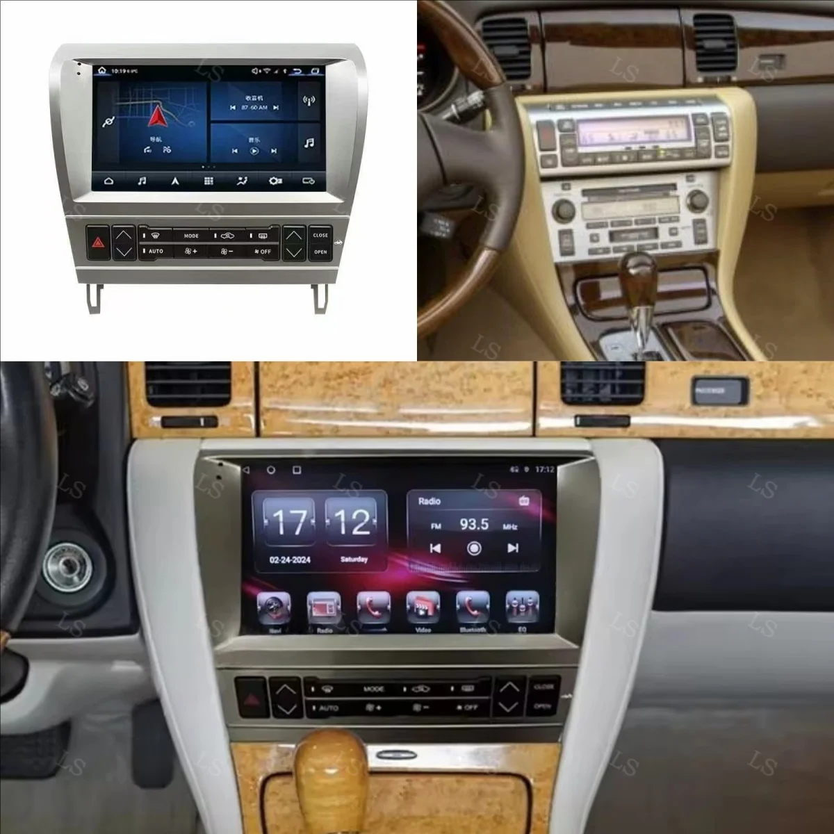 9-calowe radio samochodowe do Lexus SC430 T-Cross 2001-2010 Auto Stereo Carplay Ekran dotykowy Samochodowy odtwarzacz multimedialny GPS Navi Android14