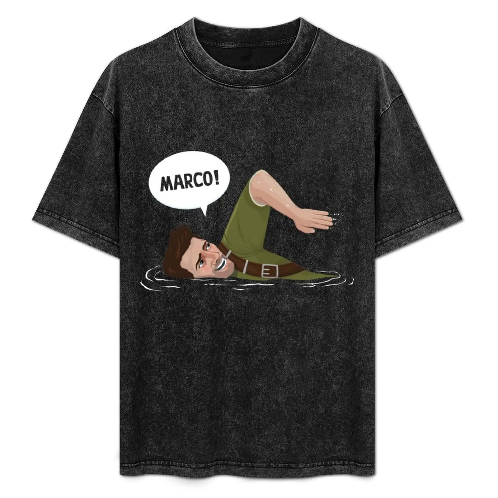 

Marco Polo (Nathan Drake from Uncharted) T-Shirt Basic Solid Tee for Daily Use