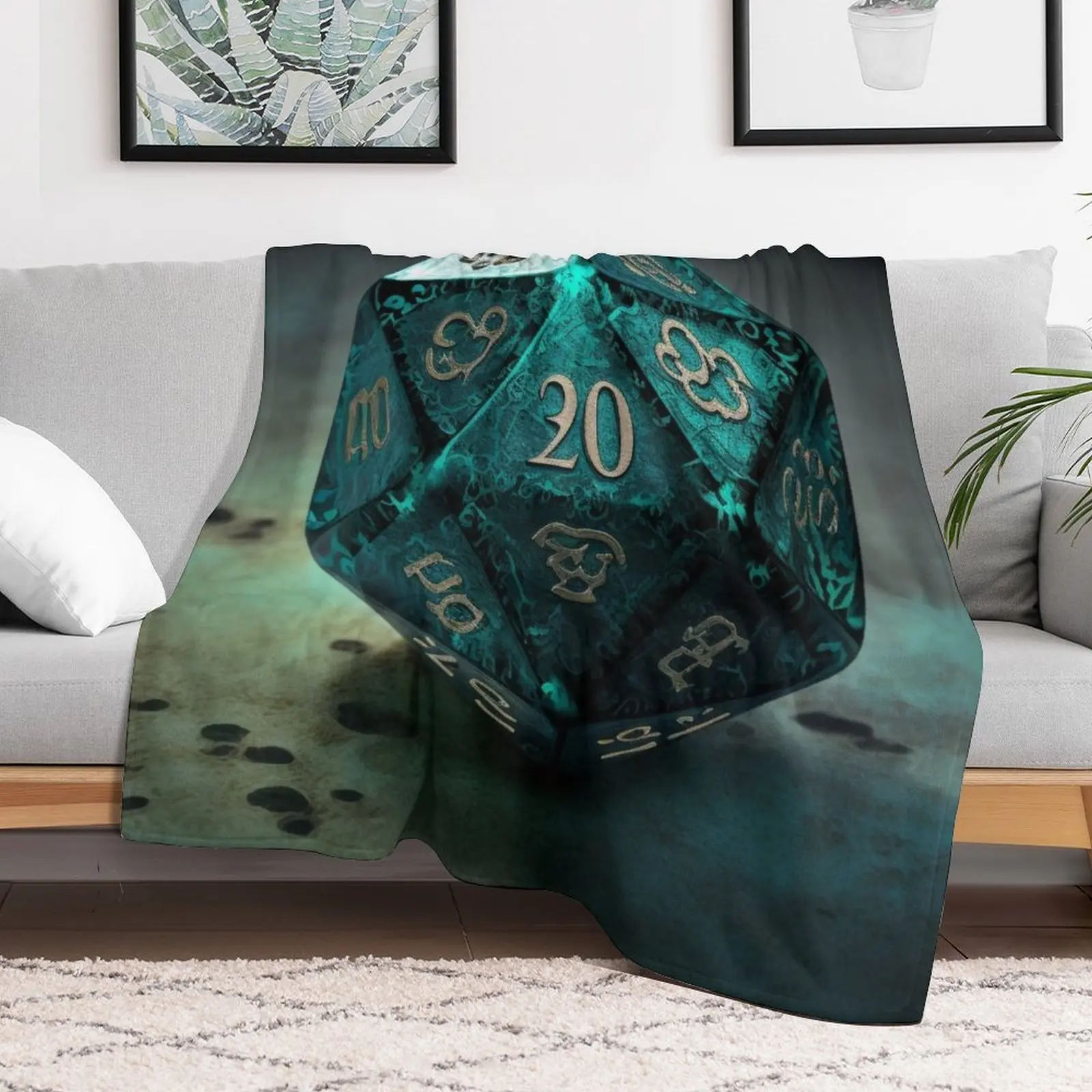 Dungeons and Dragons D20 Throw Blanket anime Summer Beddings Blankets