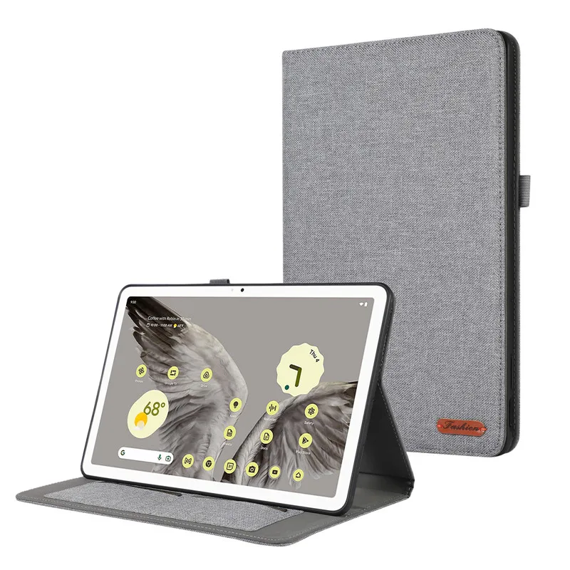 Soft Fabric Flip Stand Cover For Google Pixel Tablet Case 11'' TPU Protective Case For Funda Google Pixel 2023 GTU8P Cover Coque