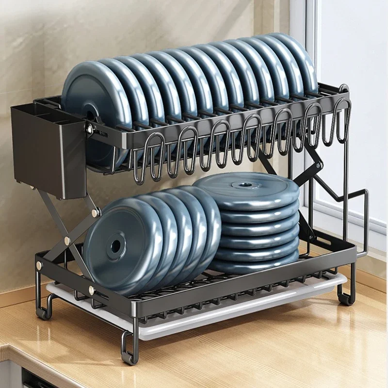 

Stable Kitchen, tableware, drain rack, dish storage rack, foldable household countertop, bowl rack, shelf