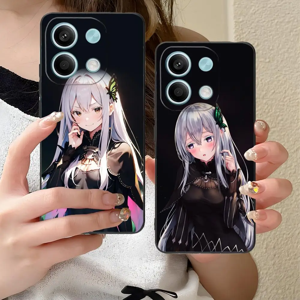 ReZero Echidna funda de teléfono móvil para Xiaomi Redmi Note 14 13 12 11 S Pro Plus 4G 5G cubierta de impresión en Color funda para teléfonos móviles
