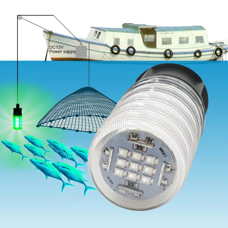 

DC12V 10w fishing led light Led underwater night fishing light
