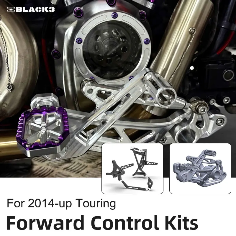 

Forward Control Kits for Harley Davidson 2014-up Touring Road Glide Street Glide Road King Ultra Limited Glide CVO FLTR FLHXSE