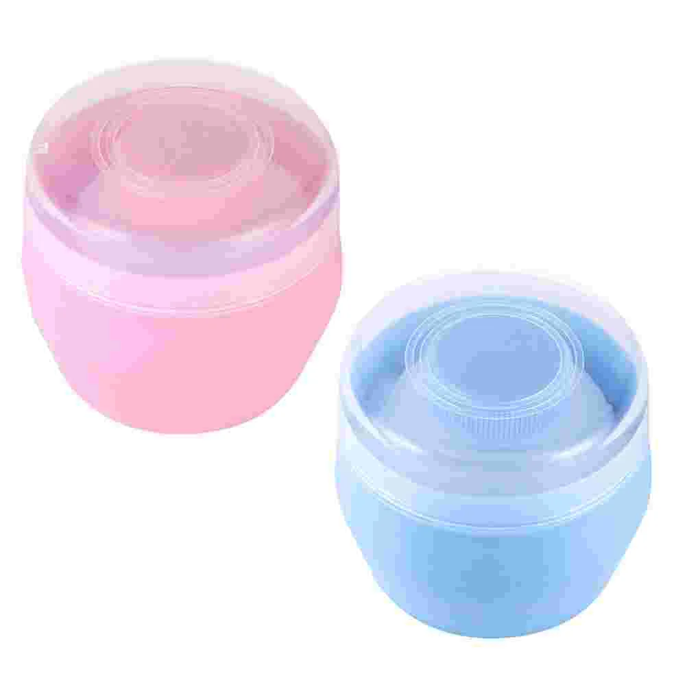 Body Powder Compact Simple Talcum Container Baby Holding Case Home Use Puff Kids