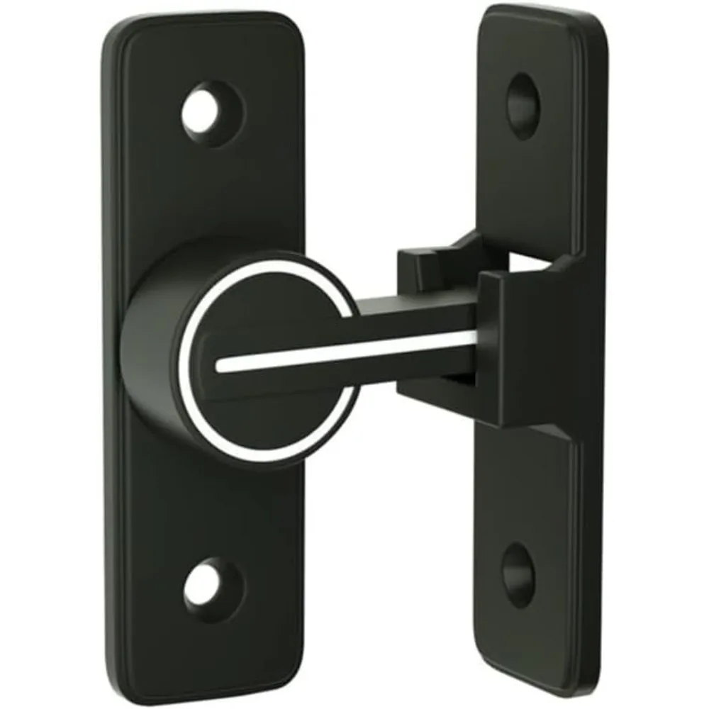 

Lock Closing Light Sliding Inner Door, 90 ° Rocker Arm Hook Lock, Locking Bolt, Used for Doors and Windows (90 °)