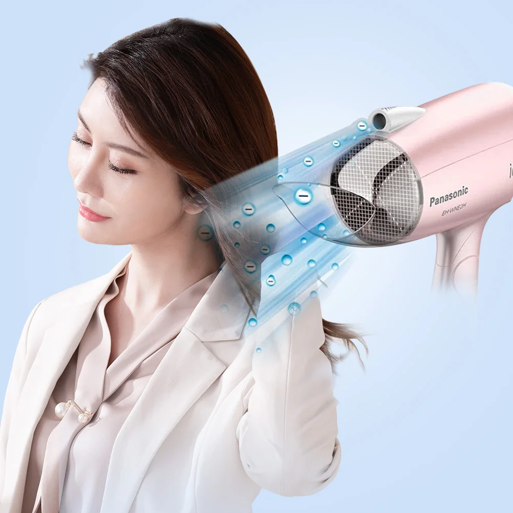 Panasonic Hair Dryer 1600W Negative Ion Hair Care 3 Modes Hot & Cold Dual Air Adjustment Home Salon Hair Dryer