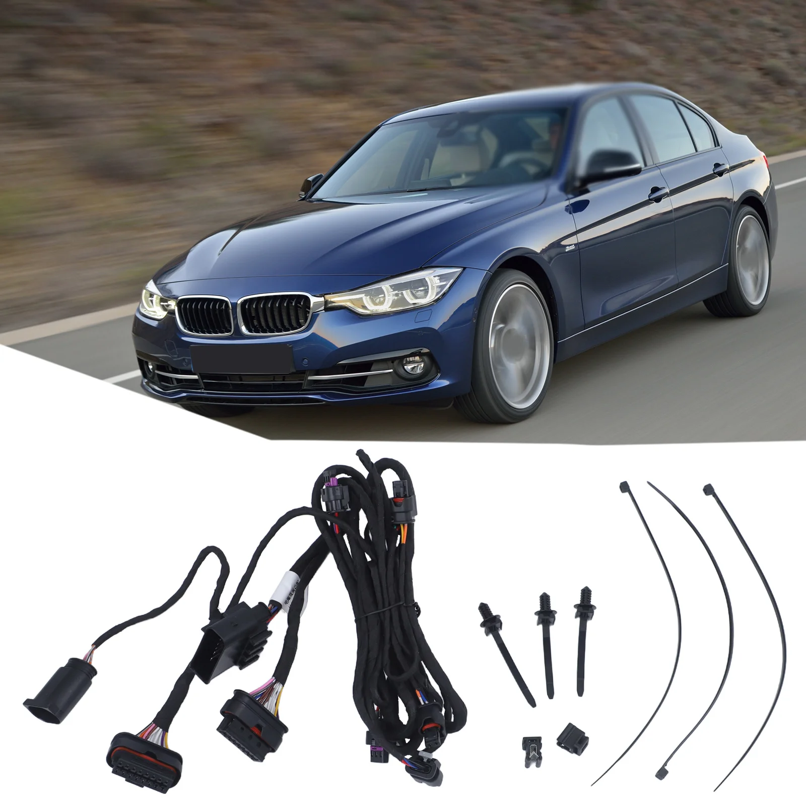 

Front Bumper Wiring Harness for BMW Parking Sensors Compatible with For G20 G28 Series Models and Part Number 61128717378