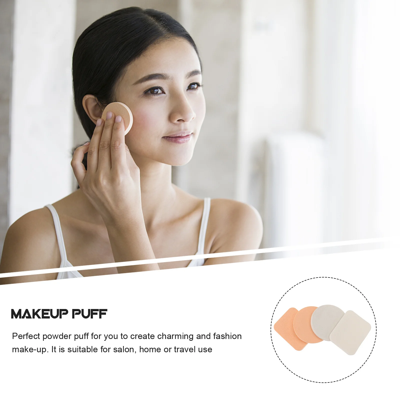 20Pcs 2 in 1 Face Powder Puff High Quality Reusable Makeup Sponge for Flawless Application Gentle on for Blusher