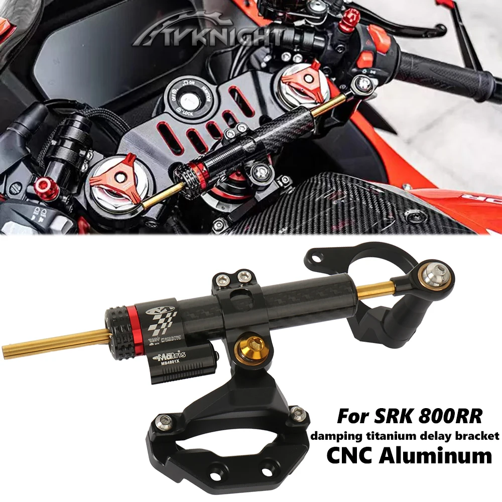 Para QJ Moto SRK 800RR srk800rr nuevos accesorios de motocicleta CNC estabilizador de aluminio soporte de amortiguador de