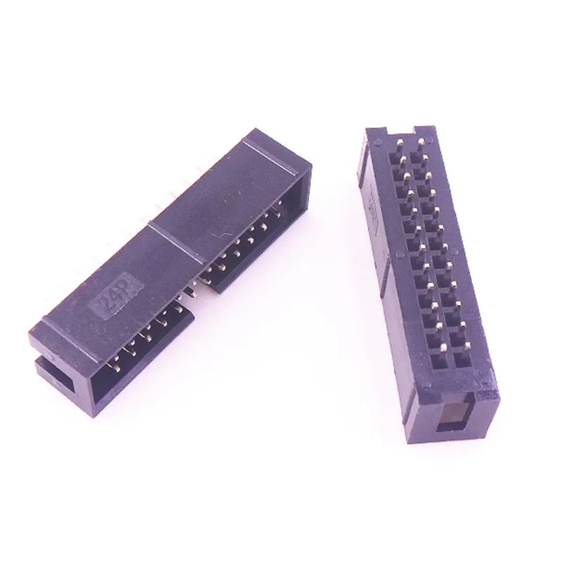 10pcs DC3 2.54mm IDC Straight Header Socket 6-64Pin (6P/8P/10P-64P) Connector for PCB Board Assembly