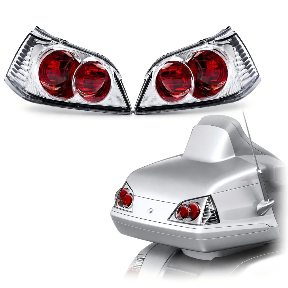 Motorcycle Trunk Turn Signal Tail Light Lens Cover Fit For Honda Goldwing GL1800 2001-2011 Rear Brake Light Lens Cover