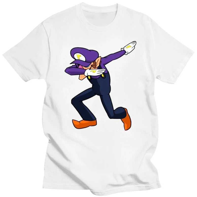 Waluigi Dab Kids Unisex T-Shirts Clothing Hip-Hop Tee Shirt