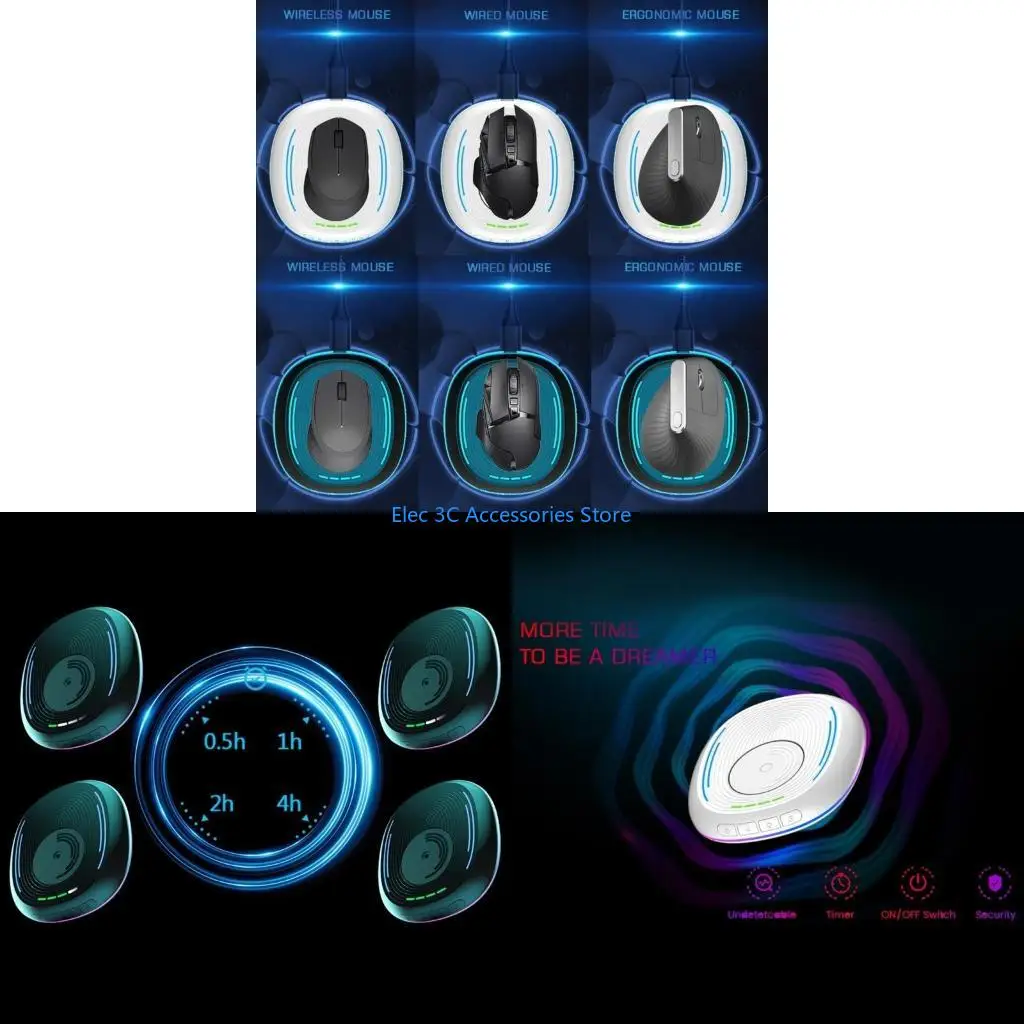 Y51A LED Mouse Jiggler Mouse Mover Driverfree Mouse Movement Simulation ON/Off Switch