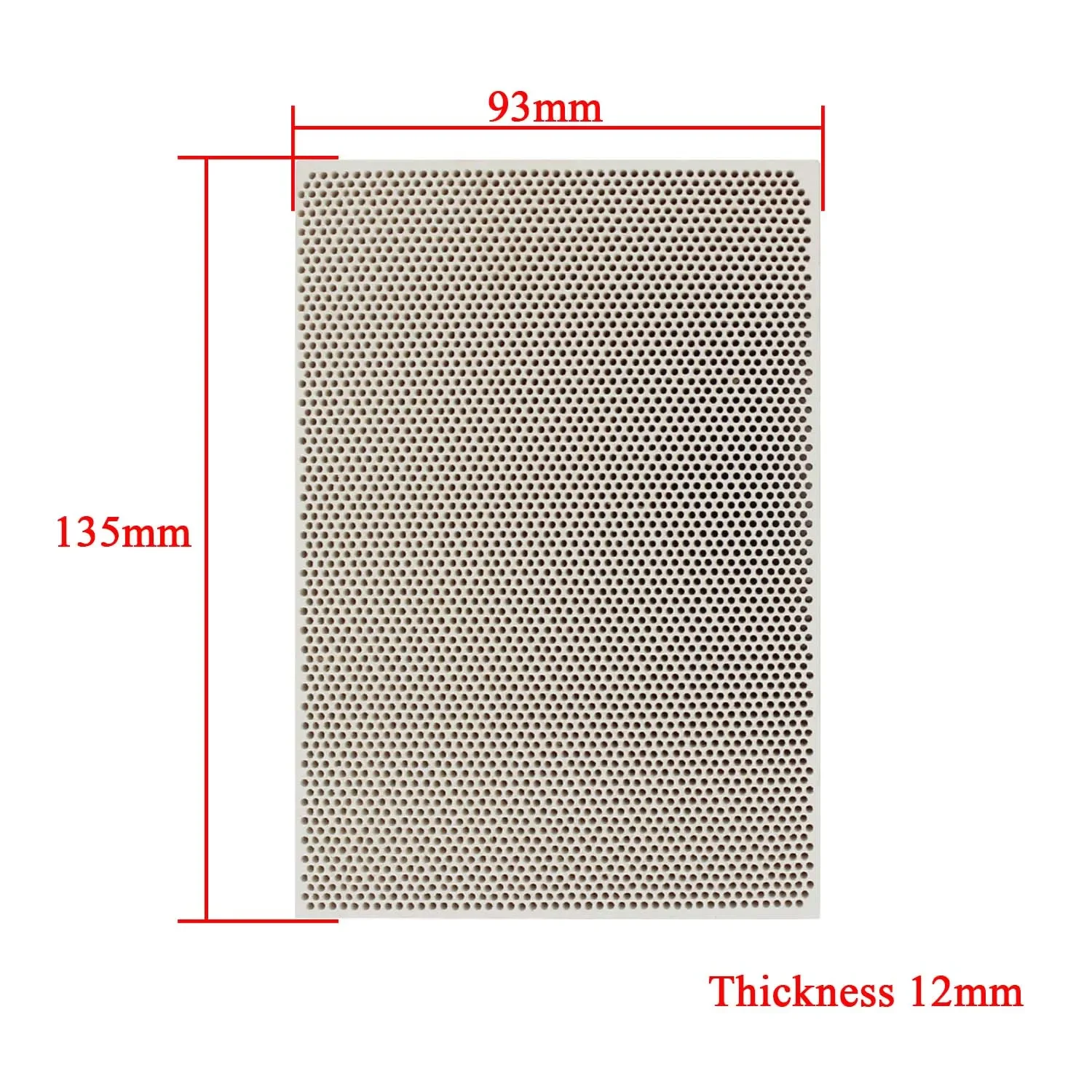 replacement gas stove gas heater camping bbq barbecue Honeycomb ceramic block for infrared ceramic burner