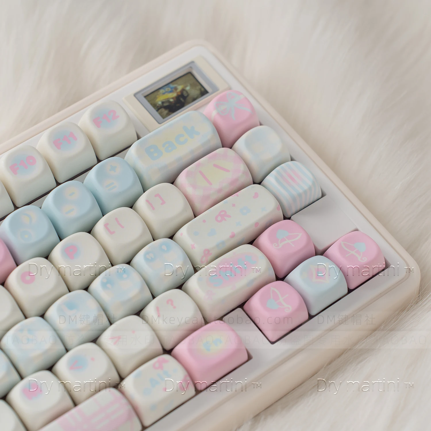 Keycap MOE ball cap halo PBT round five-sided hot sublimation 68 75 84 87 98 108 etc