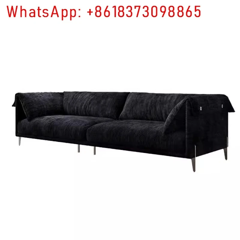 

Relaxing Black Living Room Sofas Couch Filling Modern Comfortable Living Room Sofas Ergonomics Lazy Divano Postmodern Furniture