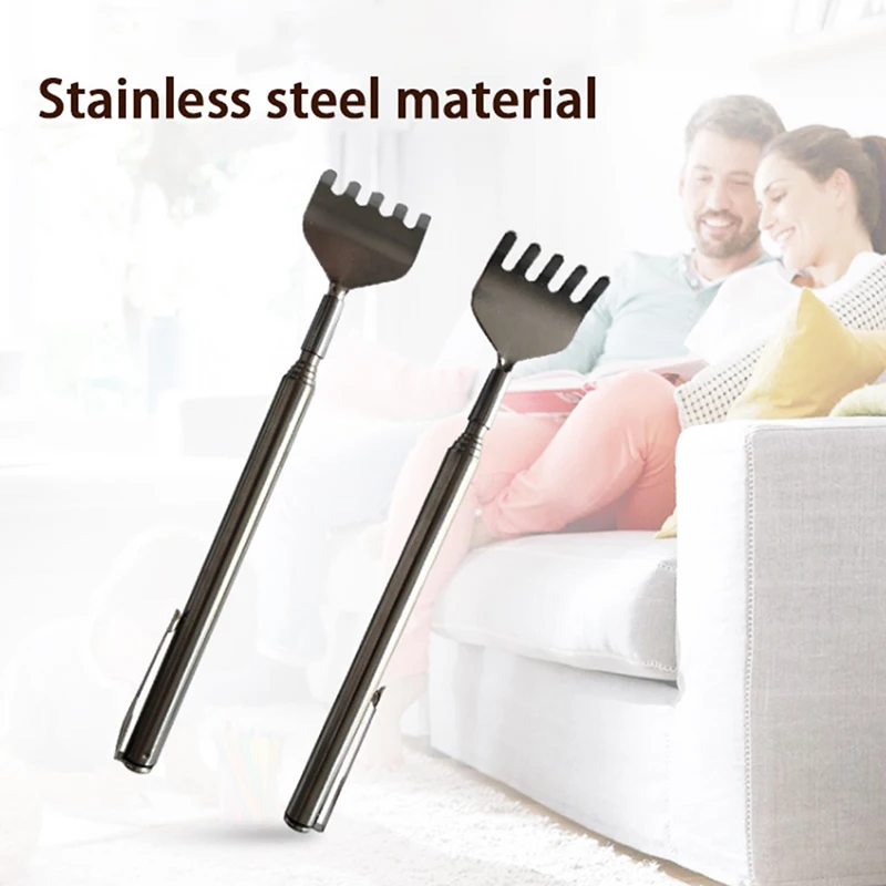 1pcs Back Scratcher Telescopic Scratching Backscratcher Massager Back Scraper Extendable Telescoping Itch Health Care Relaxation