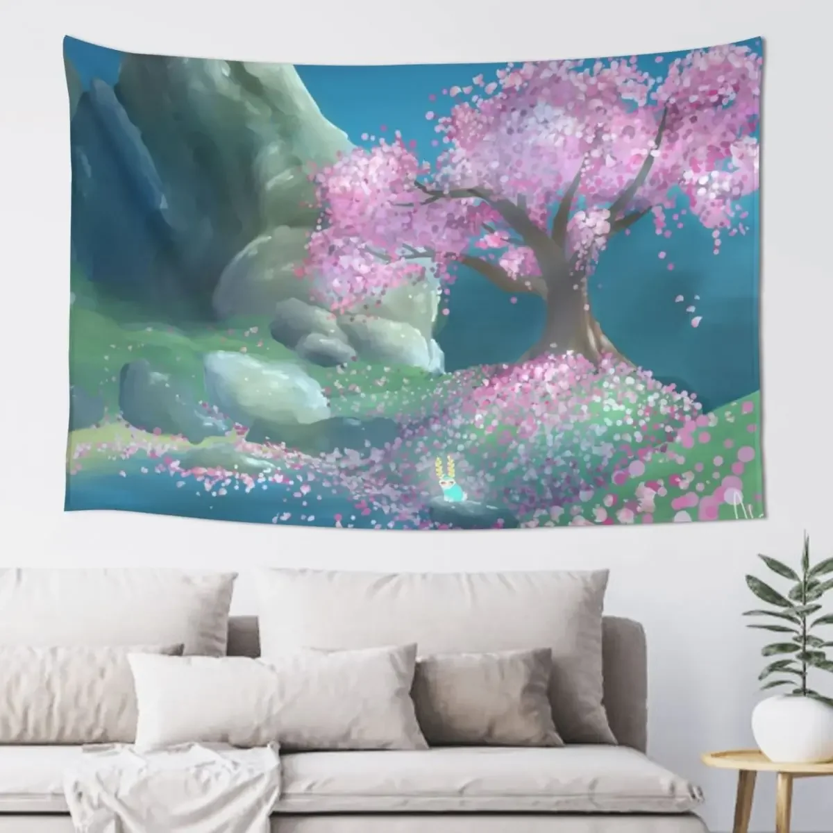 

Satori Mountain Tapestry Aesthetics For Room Luxury Living Room Decoration Wall Hangings Decoration Tapestry
