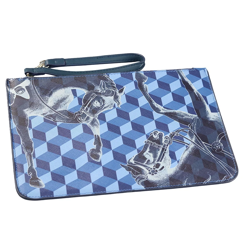 Loup Noir Lady Handheld Bag with Novel and Unique Pattern Design Trendy Casual Versatile Women Fashionable Stylish Handheld Bag