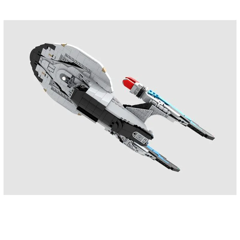 เรือบรรทุกเครื่องบินองค์กรแบบ USS ยานอวกาศ MOC-178594 NCC-1701-F 1054ชิ้นอาคารเชิงกลโมเดล mainan balok ของขวัญคริสต์มาส