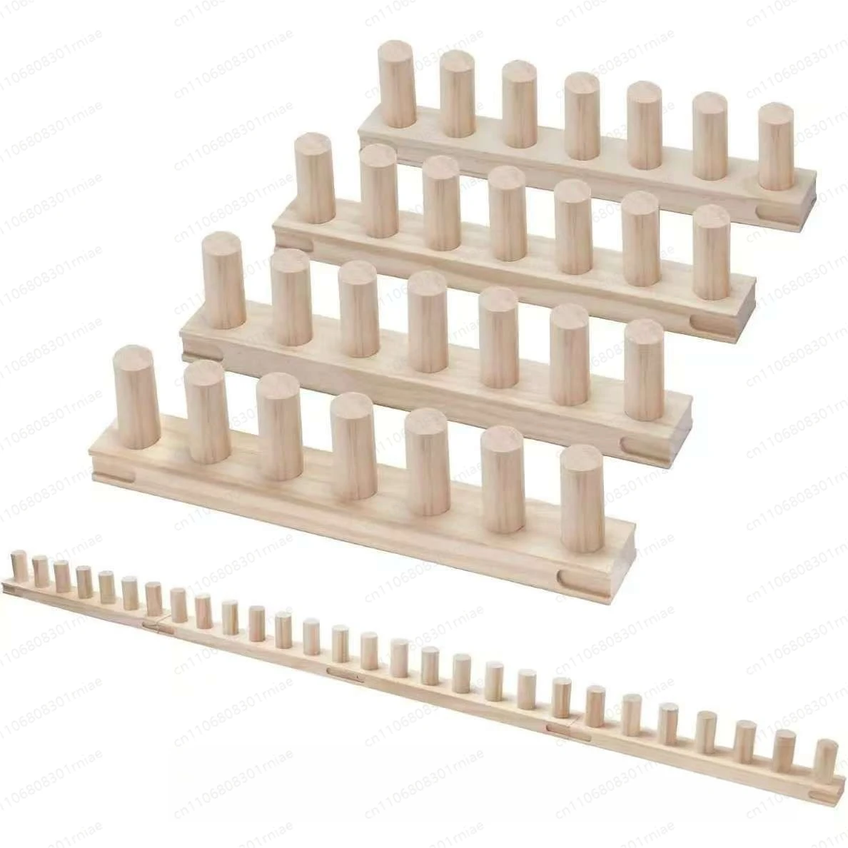 Wooden wool woven board handmade DIY tapestry scarf tool can be spliced hand-woven fabric