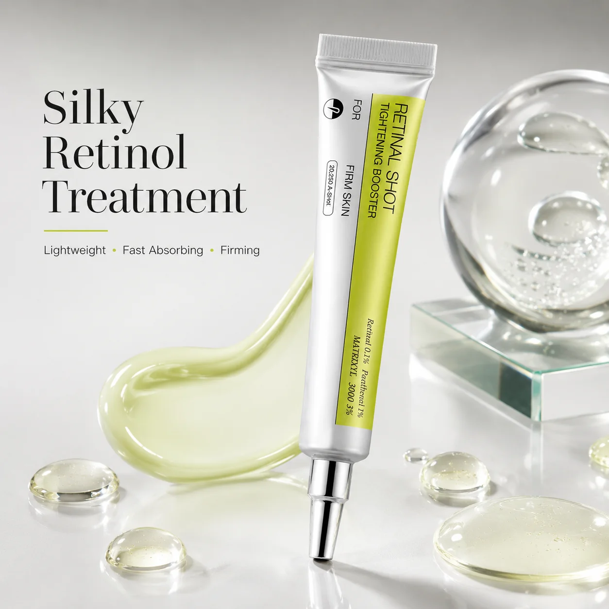 Retinol Firming Serum 15ml Retinal Shot Essence Anti Aging Vitamin C Formula Refine Pores Reduce Wrinkles Brighten Skin