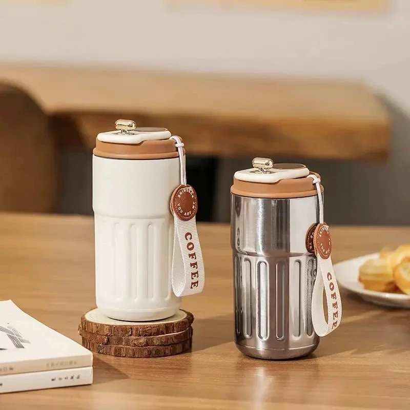 2026 New Stainless Steel Insulated Cup Display Temperature Coffee Cup Intelligent Car Mounted Water Cup Gift Drinking Tool