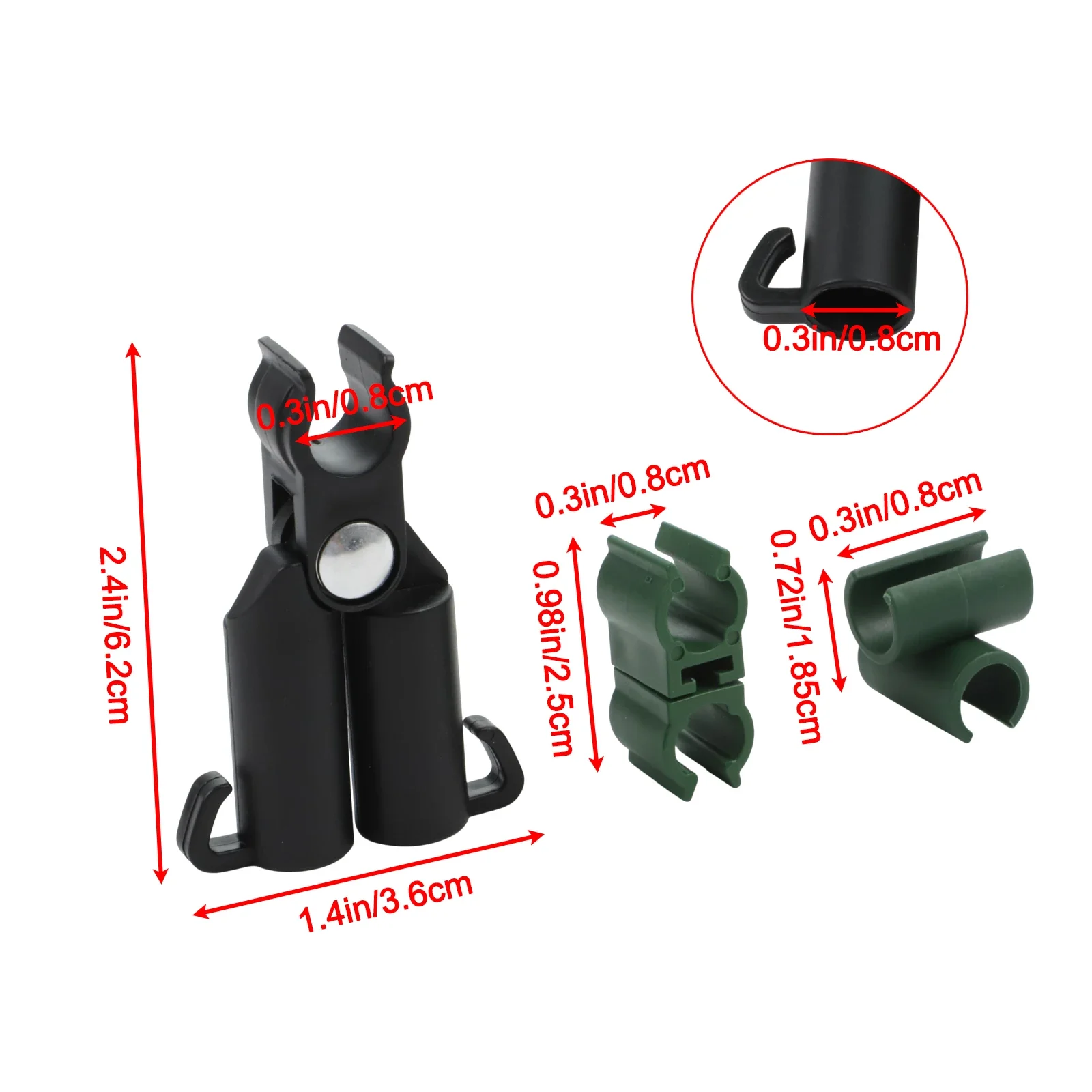 

Support Clips For Plants Garden Trellis Connectors Robust PP Material Sturdy Climbing Frame Versatile Garden Use